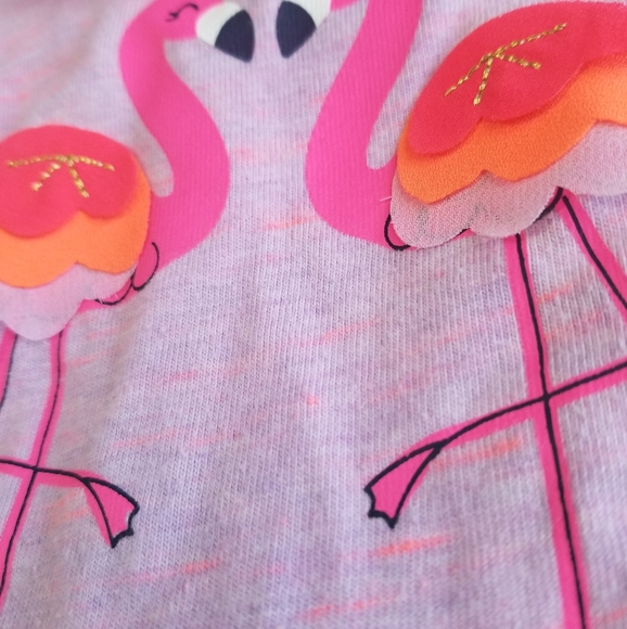 Cat & Jack Flamingo Back-Out Outfit 3-6M - Picture 4 of 8